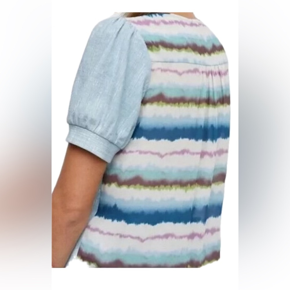 Anthropologie Multicolor Striped Blouse